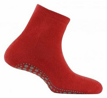 Antislip babysokjes rood maat 19-22