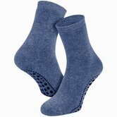 Antislip babysokjes jeans blauw maat 19-22